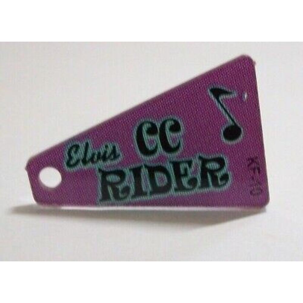 Elvis Presley Pinball KEYCHAIN CC Rider Purple Plastic Game Promo 2004 Stern
